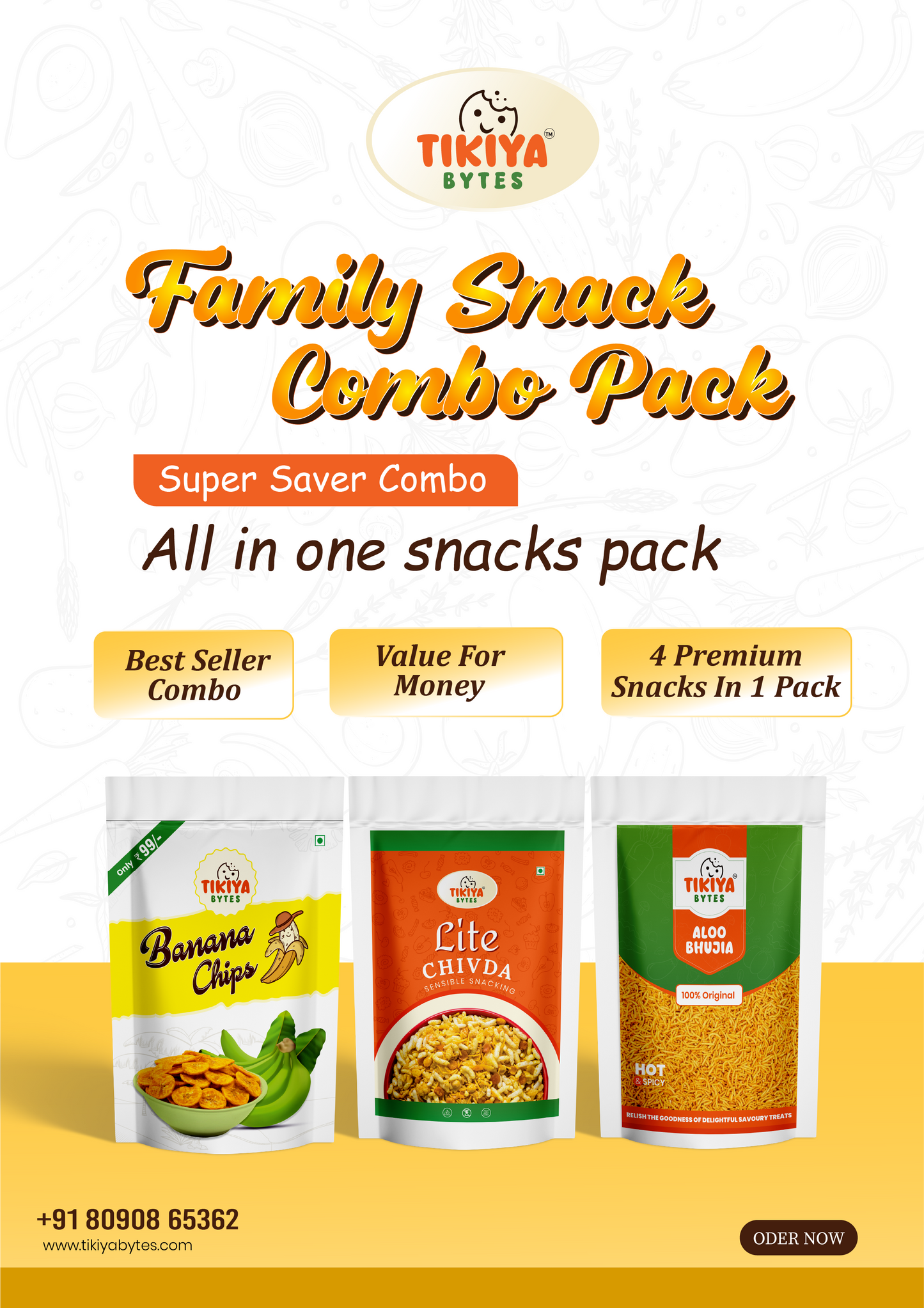 Family snacks combo pack