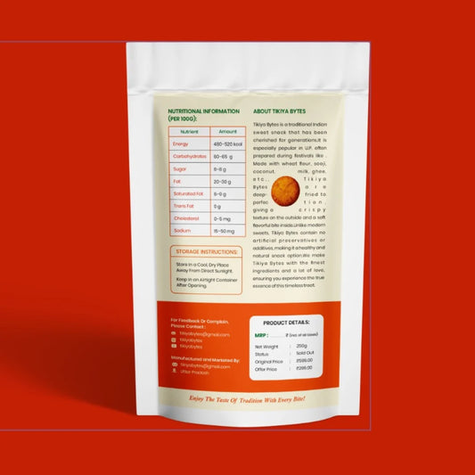 Mithi Tikiya – Authentic Indian Sweet | Pure Desi Ghee Snack